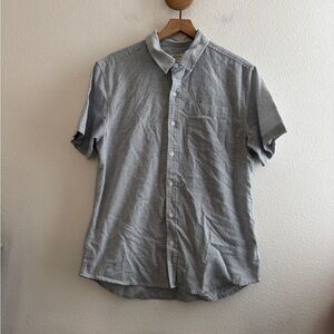 Bridge & Burn Blue Short Sleeve Button Down Shirt